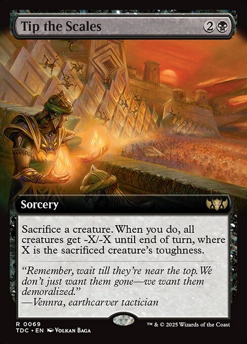 Tip the Scales (69) [Tarkir: Dragonstorm Commander]