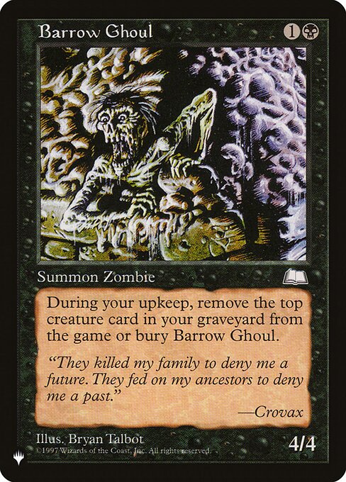 Barrow Ghoul (WTH-61) [The List]