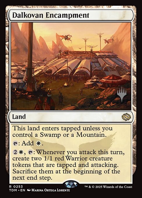 Dalkovan Encampment (253p) [Tarkir: Dragonstorm Promos]