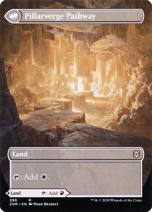 Needleverge Pathway // Pillarverge Pathway (288) [Zendikar Rising] [Borderless]