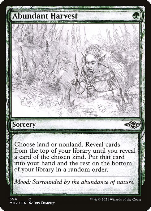 Abundant Harvest (354) [Modern Horizons 2] [Showcase]