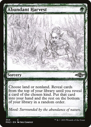 Abundant Harvest (354) [Modern Horizons 2] [Showcase]