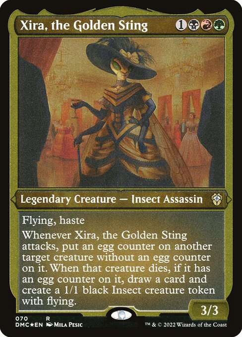 Xira, the Golden Sting (70) [Dominaria United Commander]