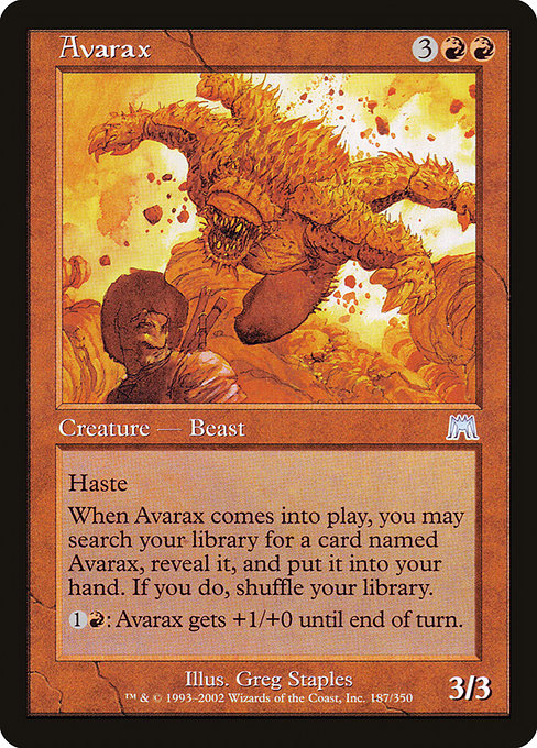 Avarax (187) [Onslaught]