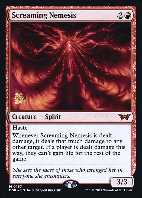 Screaming Nemesis (157s) [Duskmourn: House of Horror Promos]
