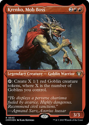 Krenko, Mob Boss (543) [Commander Masters]
