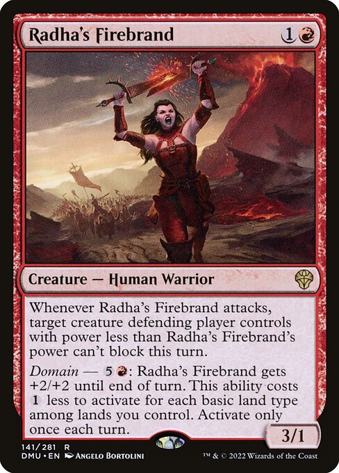 Radha's Firebrand (141) [Dominaria United]