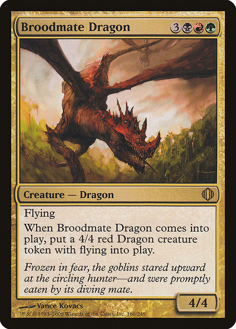 Broodmate Dragon (160) [Shards of Alara]