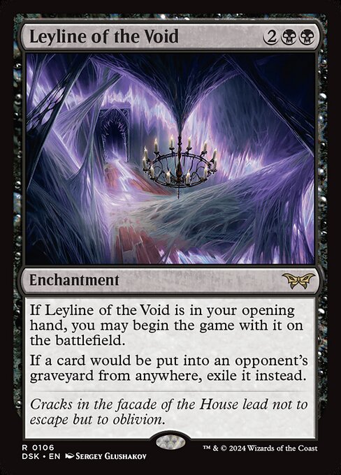 Leyline of the Void (106) [Duskmourn: House of Horror]