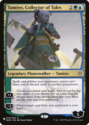 Tamiyo, Collector of Tales (WAR-220) [The List]