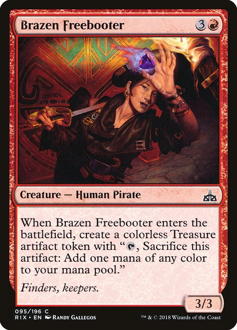 Brazen Freebooter (95) [Rivals of Ixalan]