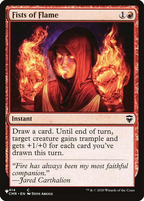 Fists of Flame (CMR-414) [The List]