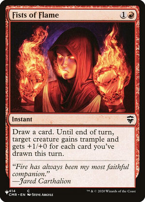 Fists of Flame (CMR-414) [The List]