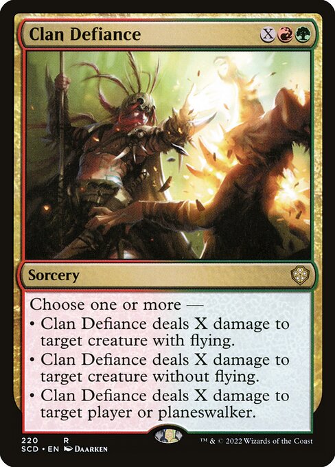 Clan Defiance (220) [Starter Commander Decks]