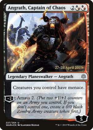 Angrath, Captain of Chaos (227s) [War of the Spark Promos]