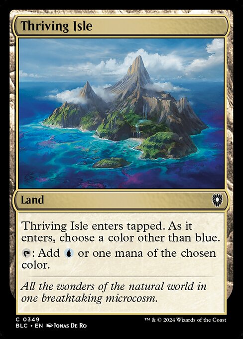 Thriving Isle (349) [Bloomburrow Commander]