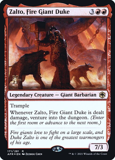 Zalto, Fire Giant Duke (171s) [Adventures in the Forgotten Realms Promos]