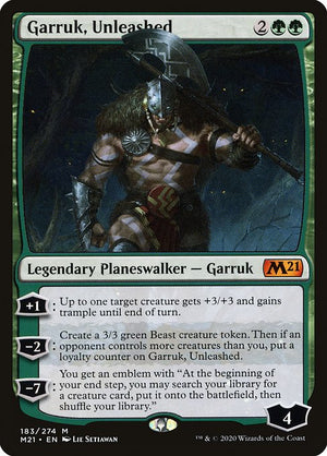 Garruk, Unleashed (183) [Core Set 2021]
