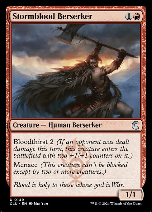 Stormblood Berserker (149) [Ravnica: Clue Edition]