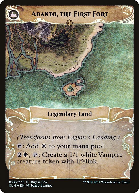 Legion's Landing // Adanto, the First Fort (22) [XLN Treasure Chest] Reverse