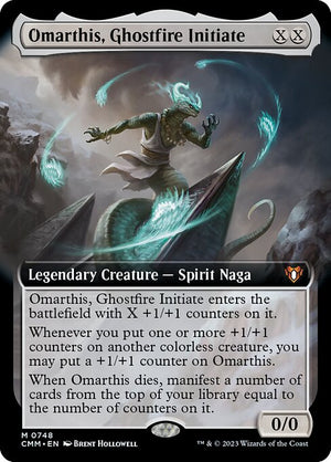 Omarthis, Ghostfire Initiate (748) [Commander Masters] [Extended Art]