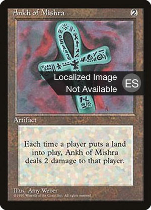 Ankh of Mishra (294) [Fourth Edition Foreign Black Border]