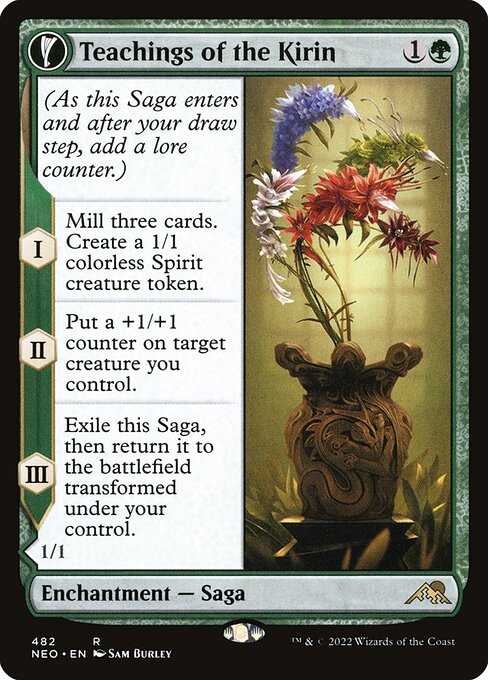 Teachings of the Kirin // Kirin-Touched Orochi (482) [Kamigawa: Neon Dynasty] [Extended Art]