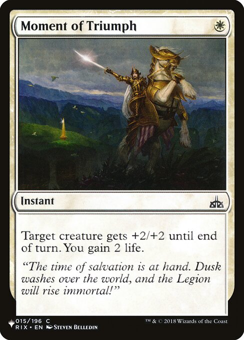 Moment of Triumph (RIX-15) [The List]