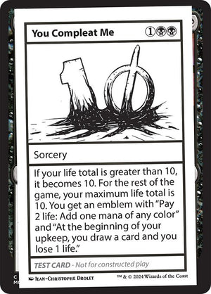 You Compleat Me (999-YCM) [Mystery Booster 2]