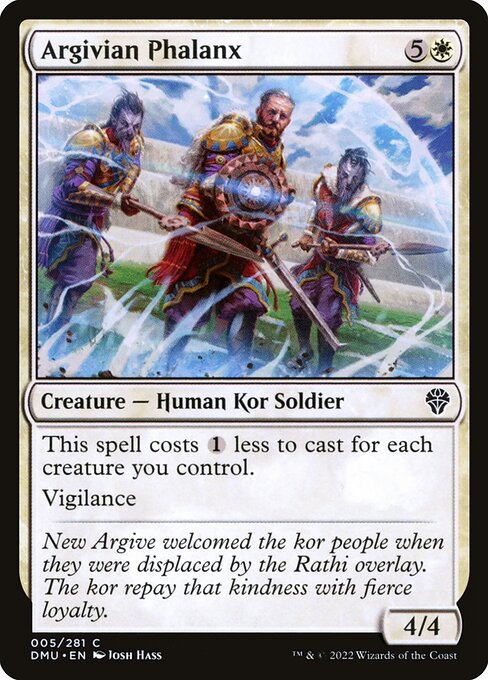 Argivian Phalanx (5) [Dominaria United]