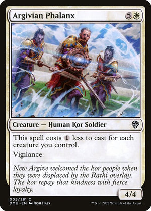 Argivian Phalanx (5) [Dominaria United]