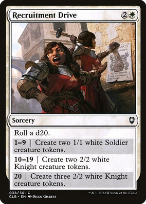Recruitment Drive (38) [Commander Legends: Battle for Baldur's Gate]