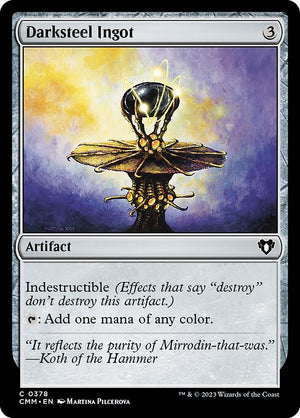 Darksteel Ingot (378) [Commander Masters]