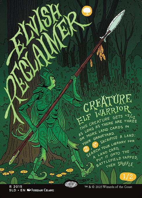 Elvish Reclaimer (2015) [Secret Lair Drop]