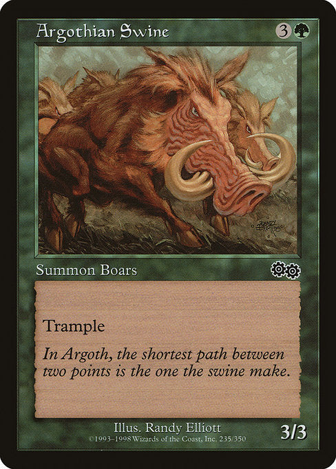 Argothian Swine (235) [Urza's Saga]