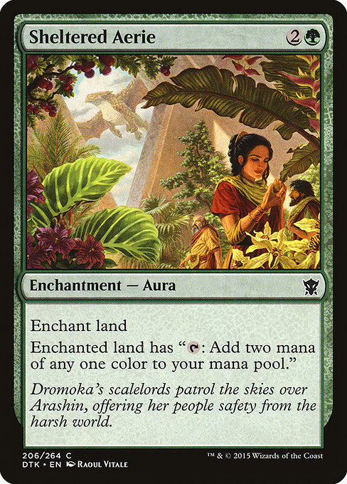Sheltered Aerie (206) [Dragons of Tarkir]