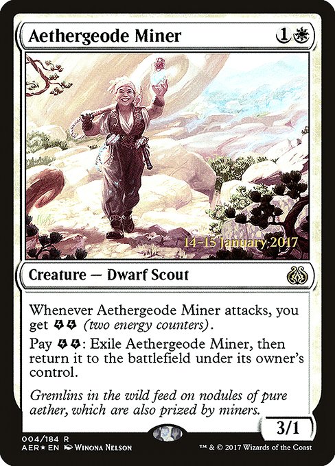 Aethergeode Miner (4s) [Aether Revolt Promos]