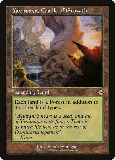 Yavimaya, Cradle of Growth (441) [Modern Horizons 2]