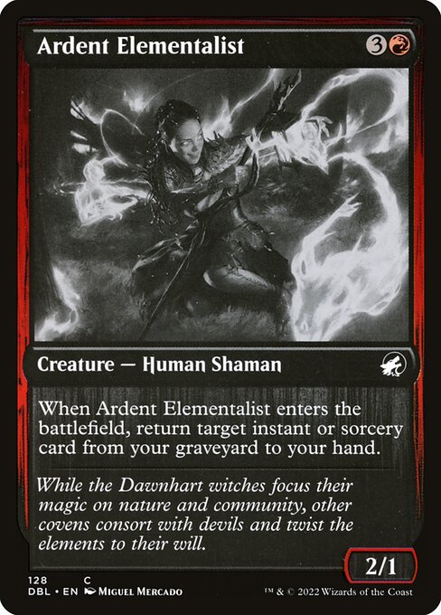 Ardent Elementalist (128) [Innistrad: Double Feature]