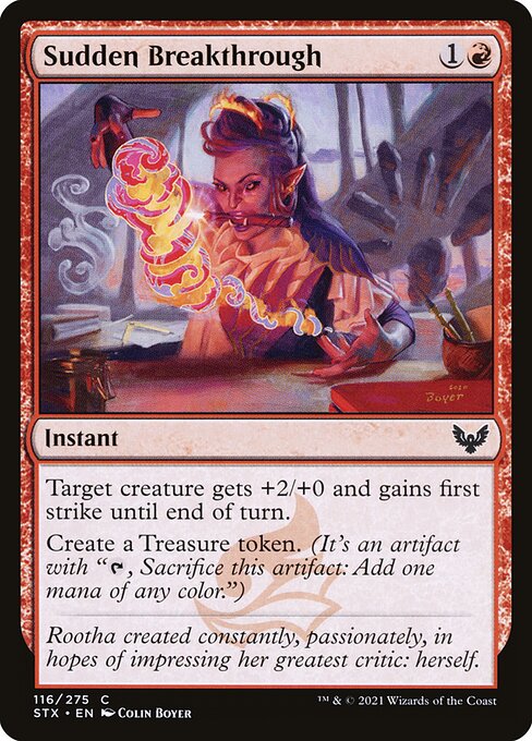 Sudden Breakthrough (116) [Strixhaven: School of Mages]