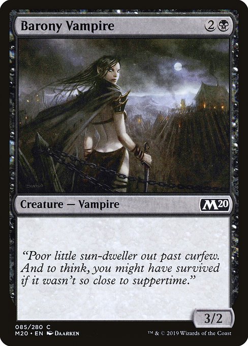 Barony Vampire (85) [Core Set 2020]
