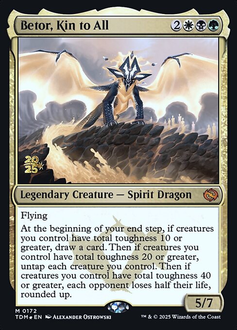 Betor, Kin to All (172s) [Tarkir: Dragonstorm Promos]