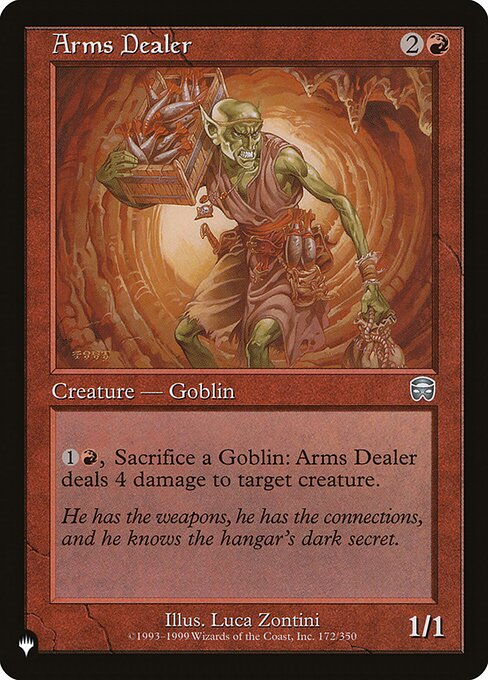 Arms Dealer (MMQ-172) [The List]