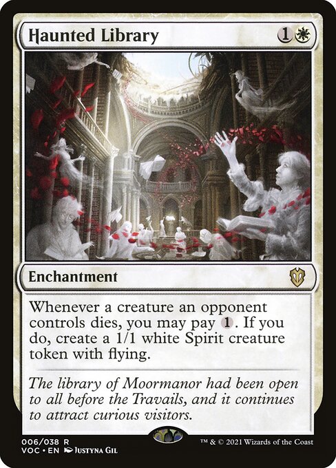 Haunted Library (6) [Crimson Vow Commander]
