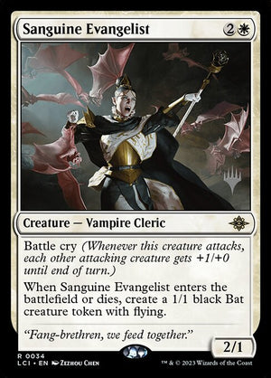 Sanguine Evangelist (34p) [The Lost Caverns of Ixalan Promos]