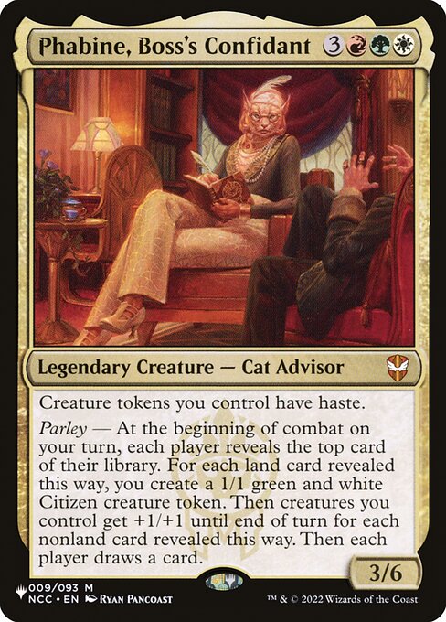 Phabine, Boss's Confidant (NCC-9) [The List]