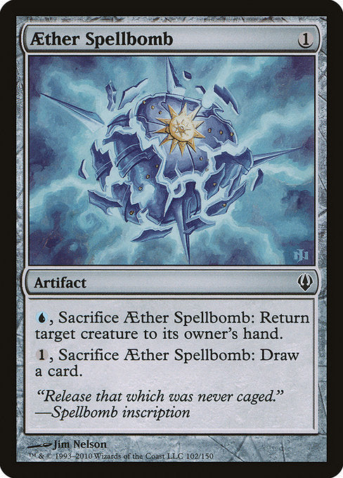 Aether Spellbomb (102) [Archenemy]