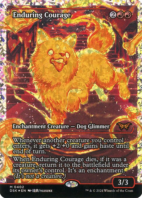 Enduring Courage (402) [Duskmourn: House of Horror]