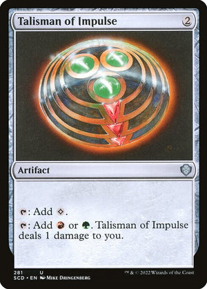 Talisman of Impulse (281) [Starter Commander Decks]