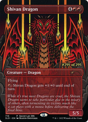 Shivan Dragon (716) [Secret Lair Drop] [Borderless]